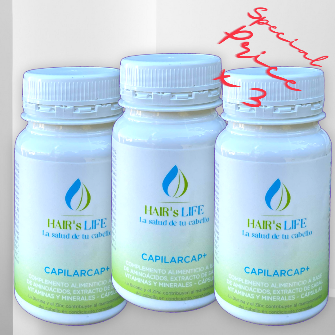 CAPILARCAP+  3 packs, 180 capsules